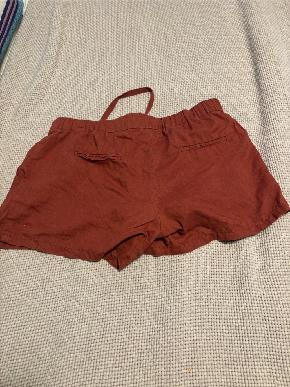 Kut from the Kloth Rust Orange Blouse with Back Tie
